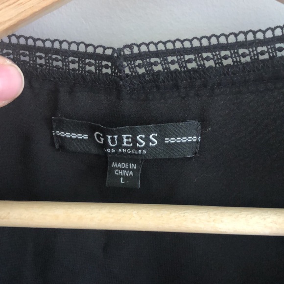 Guess Anjali Lace Trim Top - Picture 7 of 8